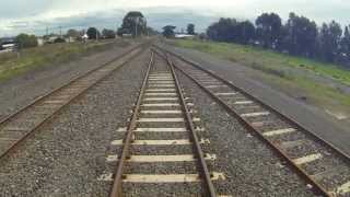 Cab Ride Freight Train from Camperdown to Warrnambool  Australian Trains Victoria [upl. by Brause]