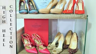 HIGH HEEL COLLECTION  SHOE TRY ON AND REVIEW [upl. by Elmo]