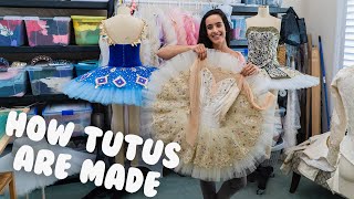 How Ballet Tutus Are Made trainwithkendall [upl. by Ahtaela]