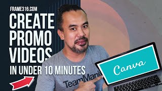 How to Create Promo Videos in Under 10 Minutes  Canva Tutorial [upl. by Philine]