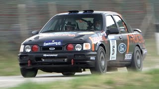 Ford Sierra RS Cosworth 4x4 Group A at Rally Legend  20L Turbo Engine Sound [upl. by Tymes]