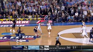 Villanova vs North Carolina Kris Jenkins shot wins national title [upl. by Cahilly]