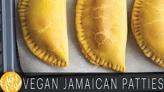 Vegan Recipe Jamaican Patties  The Edgy Veg [upl. by Linnell]