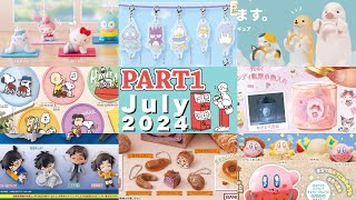 New Gashapon information part1 July2024 Japan souvenir [upl. by Adnilasor875]