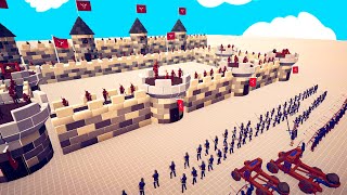 TABS but I add DESTRUCTIBLE BRICK CASTLE Sieges to Totally Accurate Battle Simulator Mods [upl. by Haelhsa230]