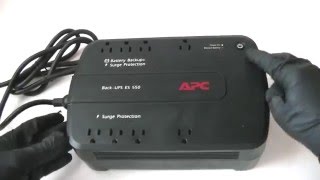 How to replace an APC BackUPS ES 550 Battery [upl. by Ulita]