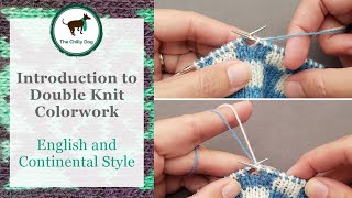 Introduction to Double Knit Colorwork [upl. by Mildred]