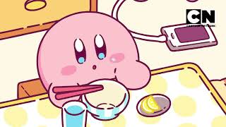 Kirby Cute Animation Eating rice on Cartoon Network [upl. by Gronseth484]