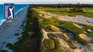 Seminole Golf Club  Flyovers of all 18 holes [upl. by Azzil564]