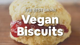 The Best Damn Vegan Biscuits  Minimalist Baker Recipes [upl. by Oramlub]