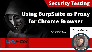 Configuring BurpSuite as Proxy for Chrome browser Session 47  Security Testing [upl. by Kruger]