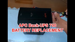 APC BackUPS 700 Battery Replacement [upl. by Pesvoh]