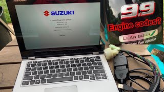 Suzuki Diagnostic Software on a 99hp 20hp outboard [upl. by Lamp]