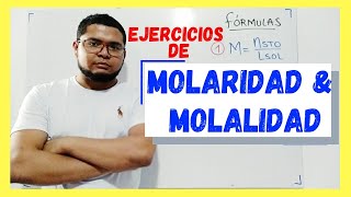 Unidades de Concentración Químicas Molaridad y Molalidad [upl. by Kendall]