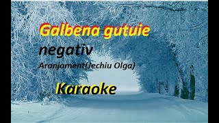 Galbena gutuie  Karaokenegativ [upl. by Auqinimod702]