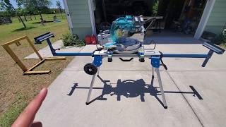 Harbor Freight Hercules Professional Rolling Miter Saw Stand Unboxed [upl. by Nyleuqaj]