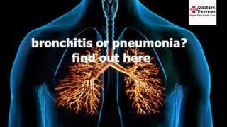 Bronchitis or Pneumonia How to Tell the Difference [upl. by Hose]