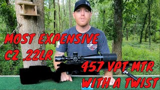 THE MOST EXPENSIVE CZ RIMFIRE AVAILABLE TODAY WITH A TWIST CZ 457 QUICK REVIEW AND ACCURACY TEST [upl. by Demaria651]