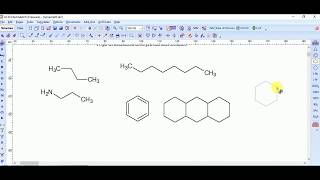 Chemsketch tutorial how to draw chemical structures Lecture 1 [upl. by Leilamag]