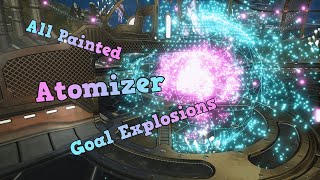 All Painted Atomizer Goal Explosions  Rocket League [upl. by Juxon653]