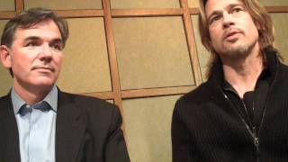 Brad Pitt and Billy Beane Talk MONEYBALL Interview [upl. by Budworth]