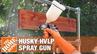 HVLP Paint Spray Gun  The Home Depot [upl. by Nealson]