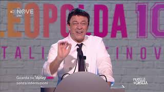 Crozza Renzi quotDobbiamo chiedere scusa a Berlusconiquot [upl. by Eatnoj520]