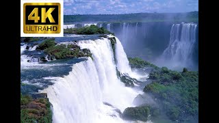 Iguazu Falls Beautiful nature 4K UHD [upl. by Donnell]