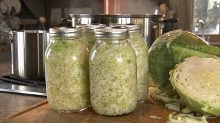 How to Make Sauerkraut  P Allen Smith Cooking Classics [upl. by Inanuah]