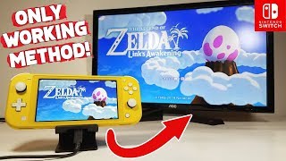 HOW TO Dock Nintendo Switch Lite to ANY TV EASY DIY SOLUTION [upl. by Leihcim]