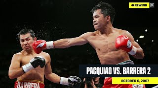 FULL FIGHT  Manny Pacquiao vs Marco Antonio Barrera 2 DAZN REWIND [upl. by Latsyrhc]