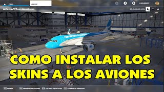 COMO INSTALAR SKINS DE AEROLINEAS EN FLIGHT SIMULATOR 2020 AMERICANDELTAIBERIAAIR CANADA [upl. by Daria]