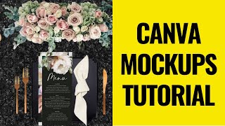 HOW TO CREATE EVENT MOCKUPS USING CANVA A Step by Step Tutorial for Event Designers [upl. by Nylirahs]