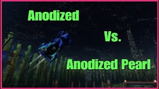 The Difference Between Anodized and Anodized Pearl Duel Showcase  Rocket League [upl. by Vittoria]