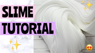 HOW TO MAKE SLIME Simple amp Easy Slime Recipe  2 Minute Easy Slime Tutorial Glue and Borax Slime [upl. by Nakada]