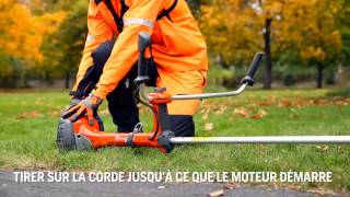 Comment démarrer votre débroussailleuse Husqvarna [upl. by Tybie]