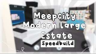 Meepcity l modern large estate speedbuild part 1 [upl. by Clance176]