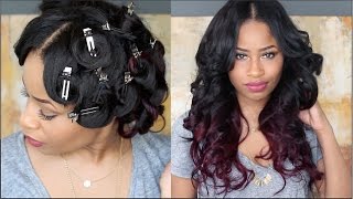 How To PIN CURL THAT HAIR [upl. by Brenton805]