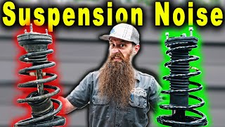 How To Fix a Noisy Suspension  Noise over Bumps [upl. by Gilson]