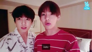 Eng Sub BTS V amp Jungkook Live in Osaka from 2016 [upl. by Nyladgam795]