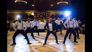 Surprise Groomsmen Dance EPIC Ending [upl. by Morell57]