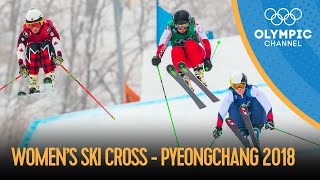 Womens Ski Cross Finals  Freestyle Skiing  PyeongChang 2018 Replays [upl. by Relyt806]