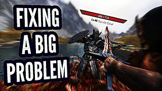 How to Fix Scaling in Skyrim with Only 1 Mod [upl. by Mufinella]