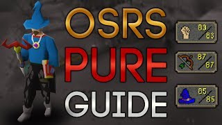 Easiest way to Build a Pure OSRS Pure Guide [upl. by Lu]