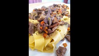 Le ricette di Alessandra Pappardelle anatra e funghi [upl. by Blau]