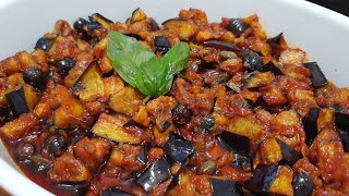 CAPONATA DI MELANZANE RICETTA SICILIANA ORIGINALE BUONISSIMA [upl. by Vanhook]