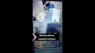 Wireless devices explode in Lebanon [upl. by Adlih411]