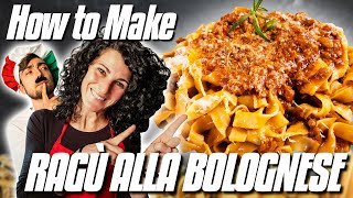 Ragu Alla Bolognese Recipe  How to Make Authentic Bolognese Sauce [upl. by Navek]