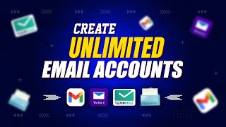 How to Create Unlimited Email Accounts  Easy amp Fast Method [upl. by Damali835]