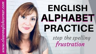 How to Say English Letters American English Alphabet Pronunciation [upl. by Jonathon]